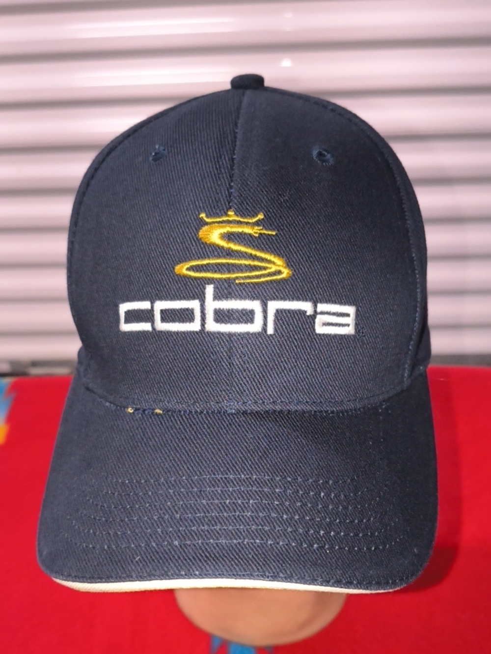 Cobra Embroidered Logo Strapback Golf Hat Cap OSFM